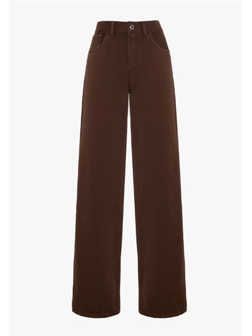 Pantalone a gamba larga Manila Grace MANILA GRACE | P044CUME009